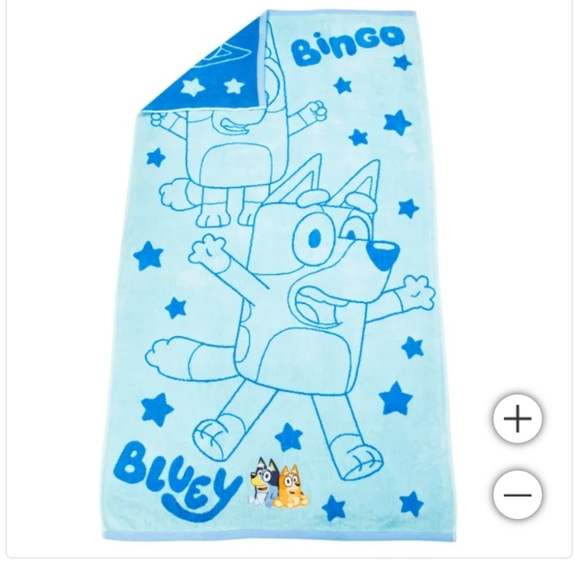 (Ew)Licensed Character bluey beach towels - Picture 2 of 4